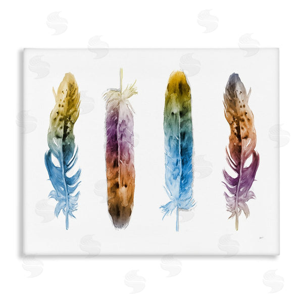 stupell industries Patti Mann | Feathers In Watercolor