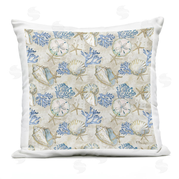Stupell Industries Paul Brent | Aquatic Sea Life Pattern Printed Throw Pillow