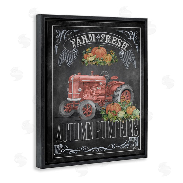 Stupell Industries Paul Brent | Autumn Tractor Chalkboard Wall Art