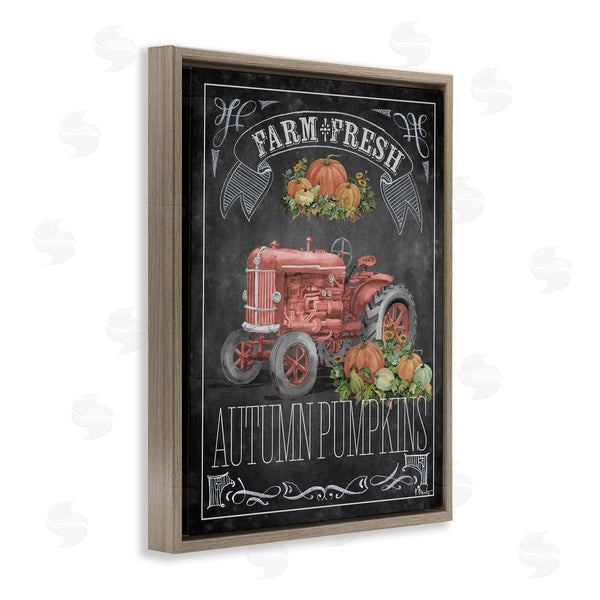 Stupell Industries Paul Brent | Autumn Tractor Chalkboard Wall Art