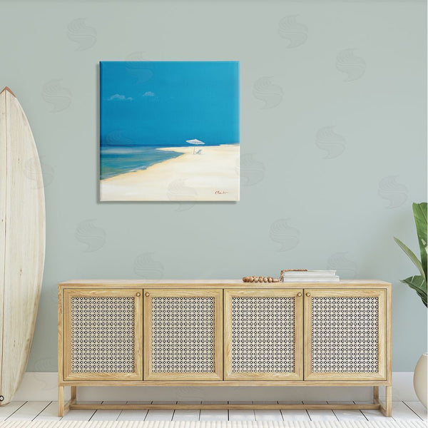 Stupell Industries Paul Brent | Beach Shoreline Summer Landscape Wall Art