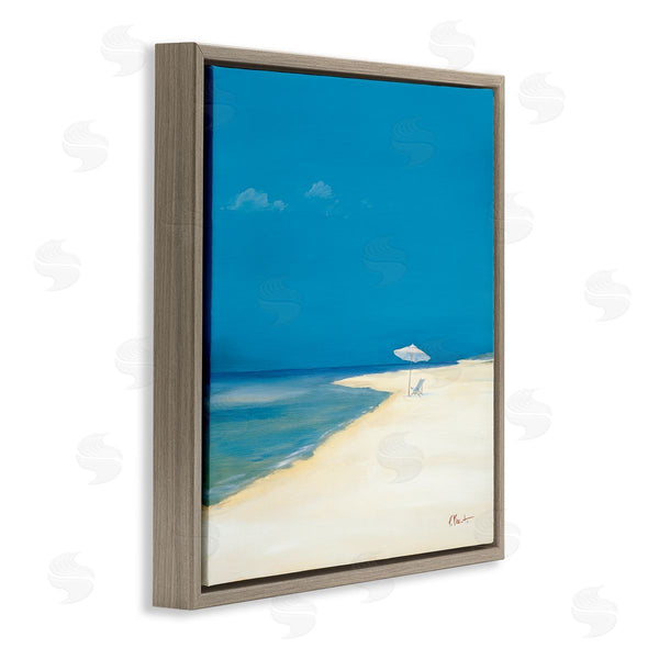 Stupell Industries Paul Brent | Beach Shoreline Summer Landscape Wall Art