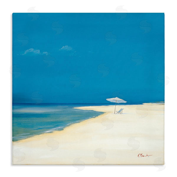 stupell industries Paul Brent | Beach Shoreline Summer Landscape Wall Art