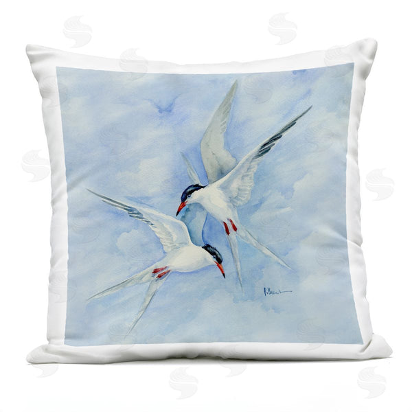 Stupell Industries Paul Brent | Birds Flying Sky View Printed Throw Pillow