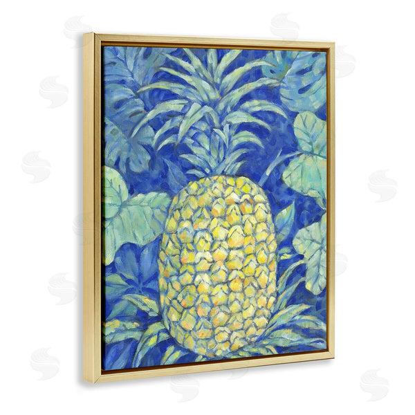 Stupell Industries Paul Brent | Blue Hawaii Pineapple Wall Art