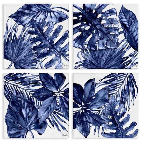 stupell industries Paul Brent | Blue Hued Palm Fronds Wall Art