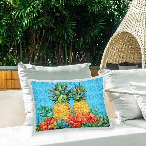 Stupell Industries Paul Brent | Bold Pineapples & Hibiscus