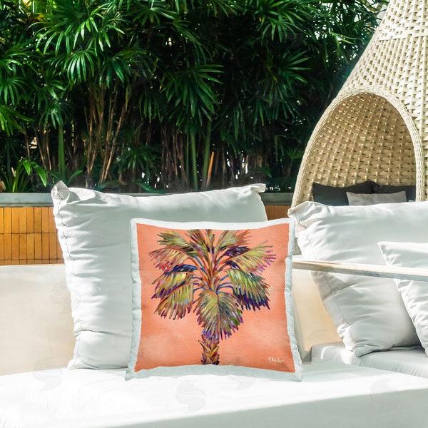 Stupell Industries Paul Brent | Bondi Beach Palm Printed Throw Pillow