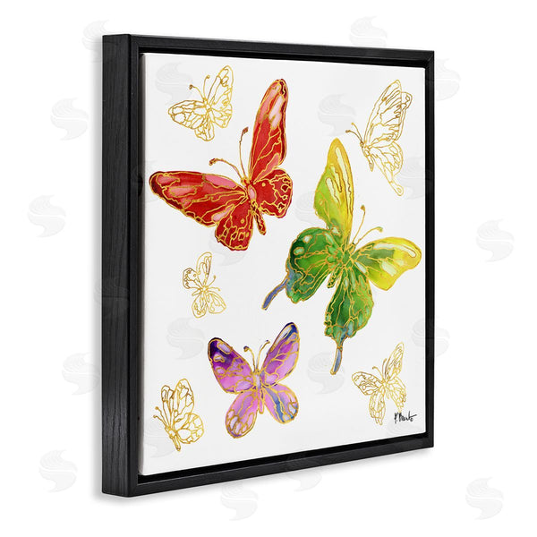 Stupell Industries Paul Brent | Butterflies Glam Detail