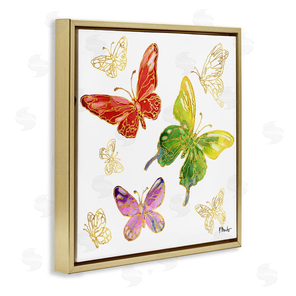 Stupell Industries Paul Brent | Butterflies Glam Detail