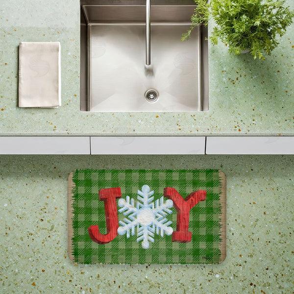 Stupell Industries Paul Brent | Carpentry Christmas Joy Anti-Fatigue Mat