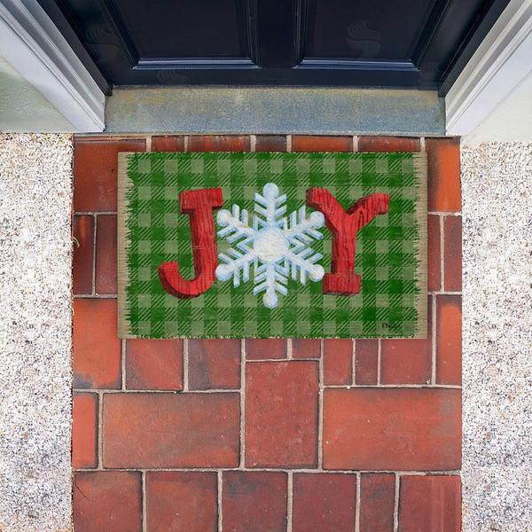 Stupell Industries Paul Brent | Carpentry Christmas Joy Non-Woven Door Mat
