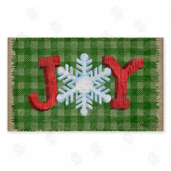 stupell industries Paul Brent | Carpentry Christmas Joy Non-Woven Door Mat