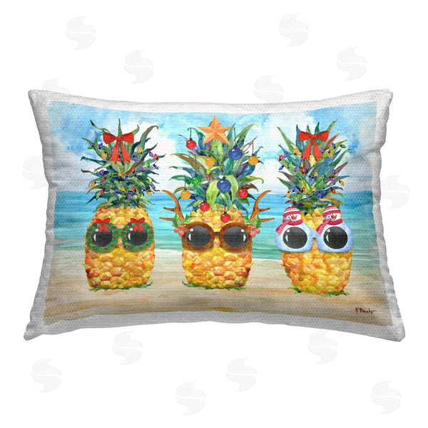 Stupell Industries Paul Brent | Christmas Cool Pineapples