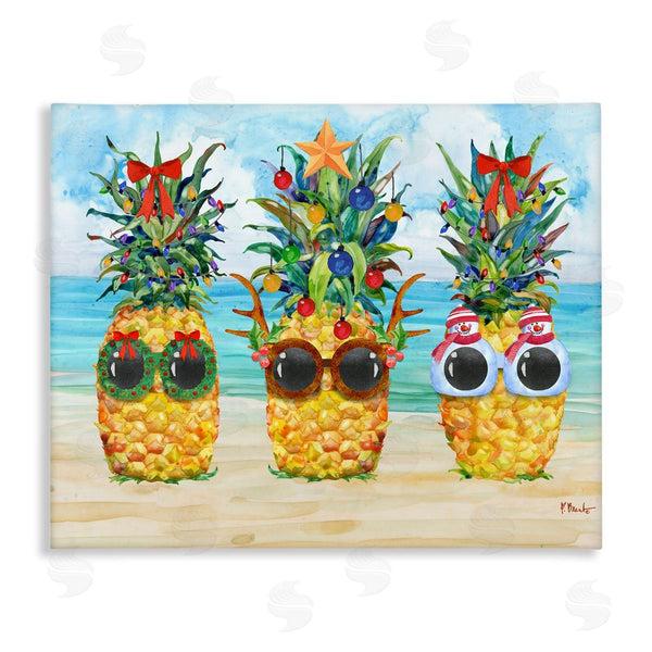 stupell industries Paul Brent | Christmas Cool Pineapples