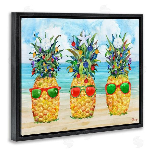 Stupell Industries Paul Brent | Christmas Themed Pineapples