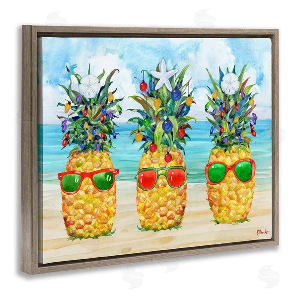 Stupell Industries Paul Brent | Christmas Themed Pineapples