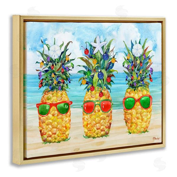 Stupell Industries Paul Brent | Christmas Themed Pineapples