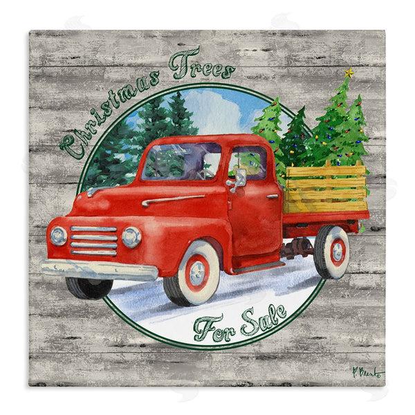 stupell industries Paul Brent | Christmas Tree Truck Wall Art