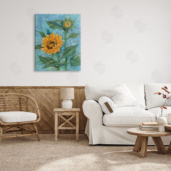 Stupell Industries Paul Brent | Classic Style Sunflower Buds Wall Art