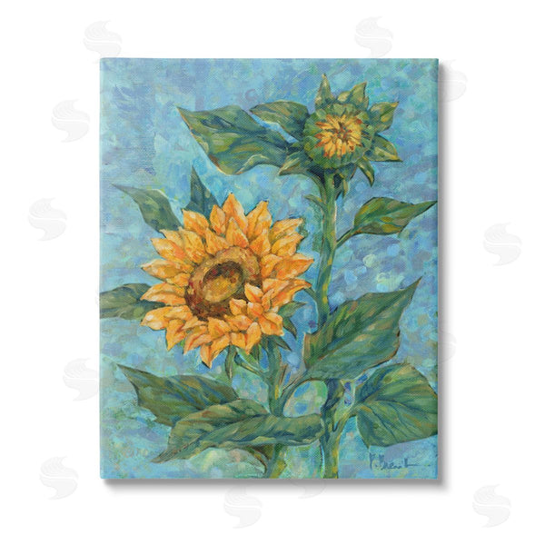 stupell industries Paul Brent | Classic Style Sunflower Buds Wall Art