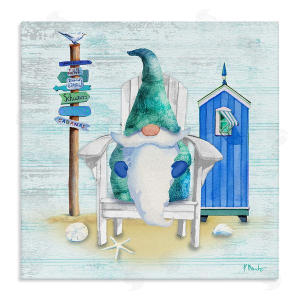 stupell industries Paul Brent | Coastal Gnome Beach Life Relaxing Wall Art