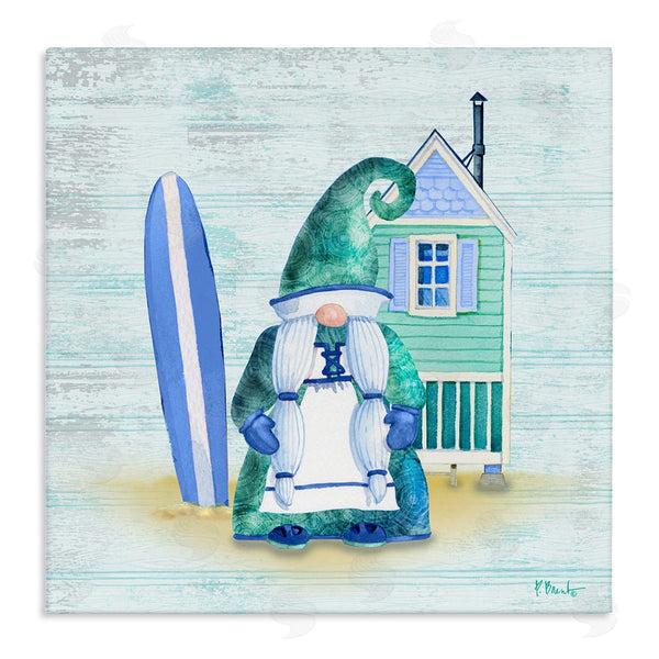 stupell industries Paul Brent | Coastal Gnome Beach Shack Home Wall Art