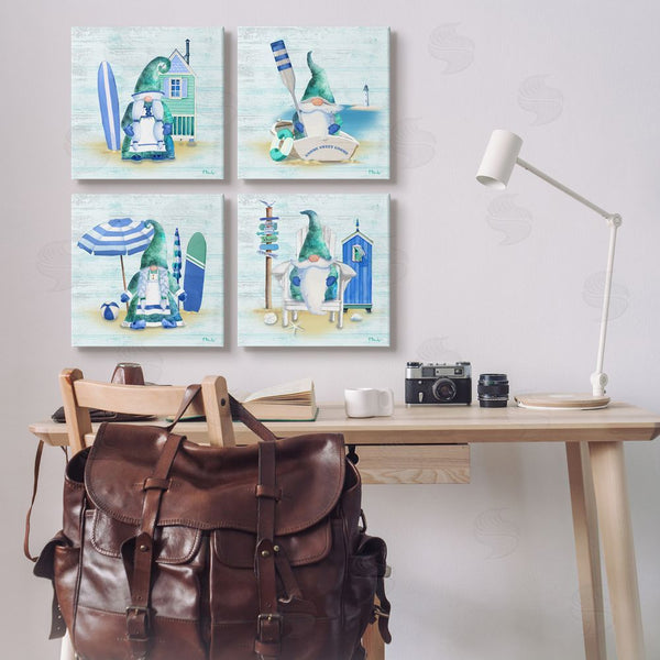 Stupell Industries Paul Brent | Coastal Gnomes Nautical Life Wall Art