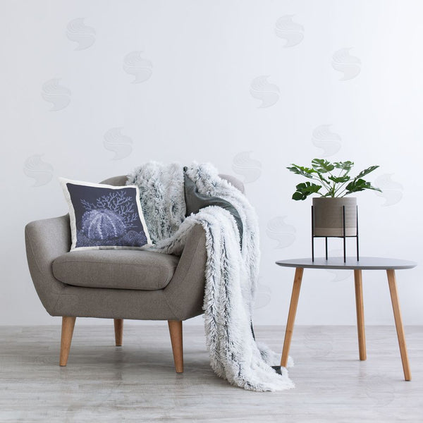 Stupell Industries Paul Brent | Dark Sea Urchin Printed Throw Pillow