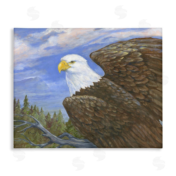 stupell industries Paul Brent | Eagle Overlook from Tree Top