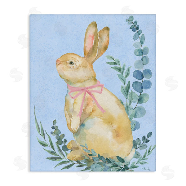 stupell industries Paul Brent | Eucalyptus Bunny on Blue