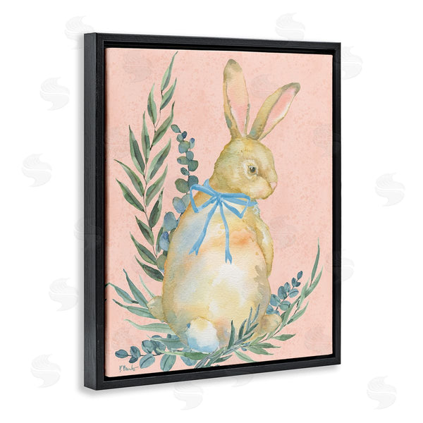 Stupell Industries Paul Brent | Eucalyptus & Bunny Pastel