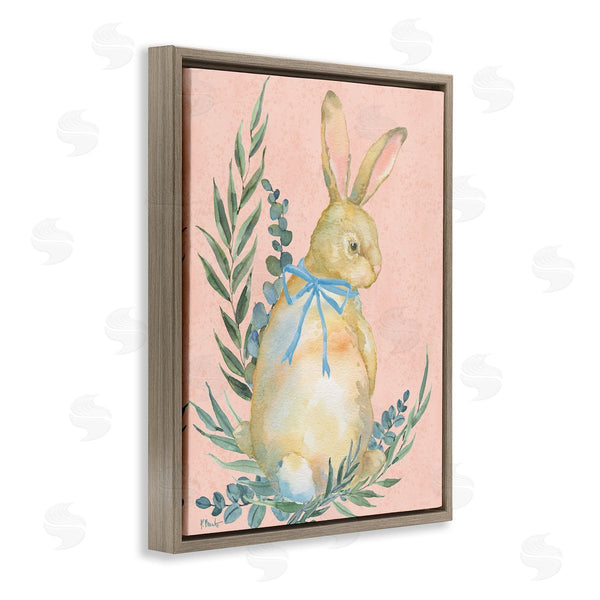 Stupell Industries Paul Brent | Eucalyptus & Bunny Pastel