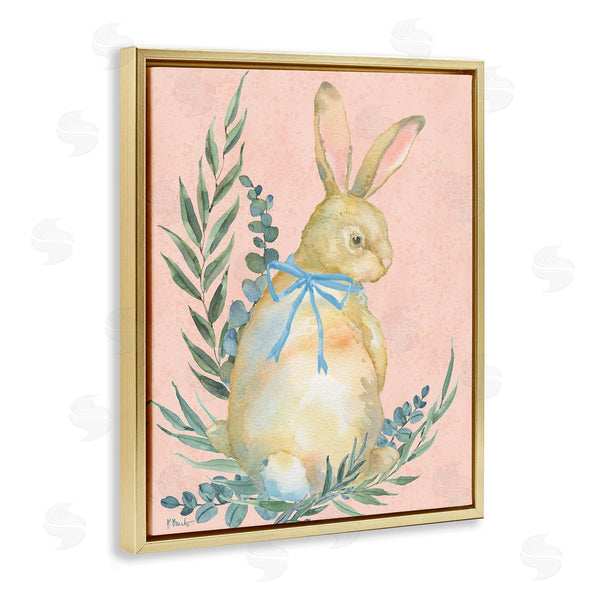 Stupell Industries Paul Brent | Eucalyptus & Bunny Pastel