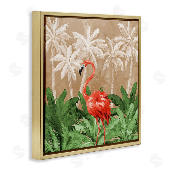 Stupell Industries Paul Brent | Flamingo Jungle Scenery