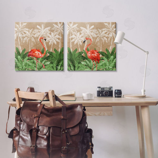 Stupell Industries Paul Brent | Flamingoes In The Jungle Wall Art