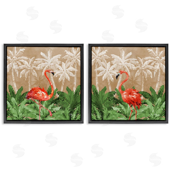 Stupell Industries Paul Brent | Flamingoes In The Jungle Wall Art