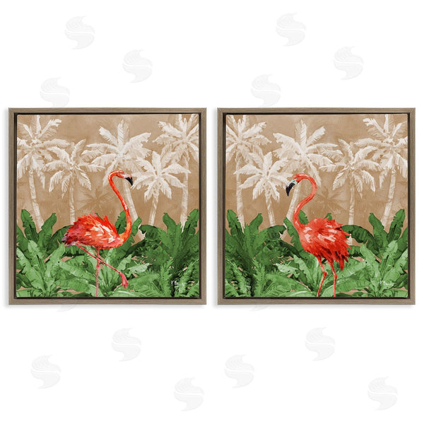 Stupell Industries Paul Brent | Flamingoes In The Jungle Wall Art
