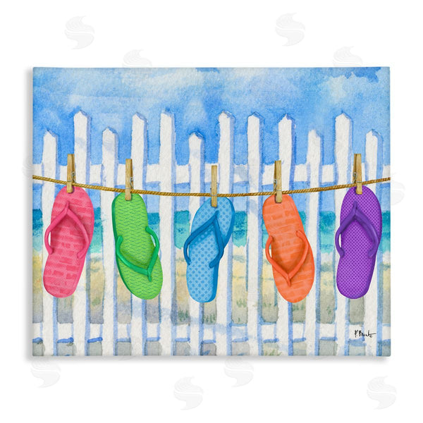 stupell industries Paul Brent | Flip Flop Clothesline