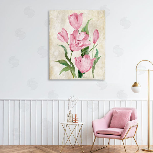 Stupell Industries Paul Brent | Floral Journal Pink Tulips