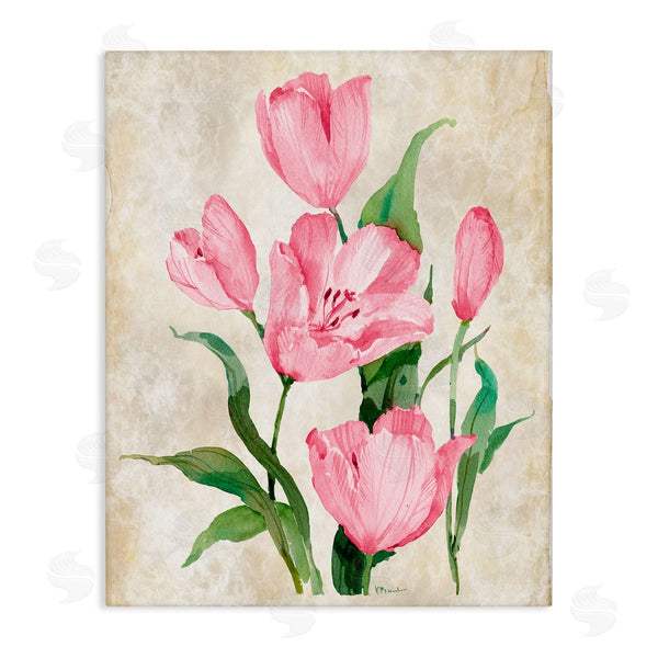 stupell industries Paul Brent | Floral Journal Pink Tulips