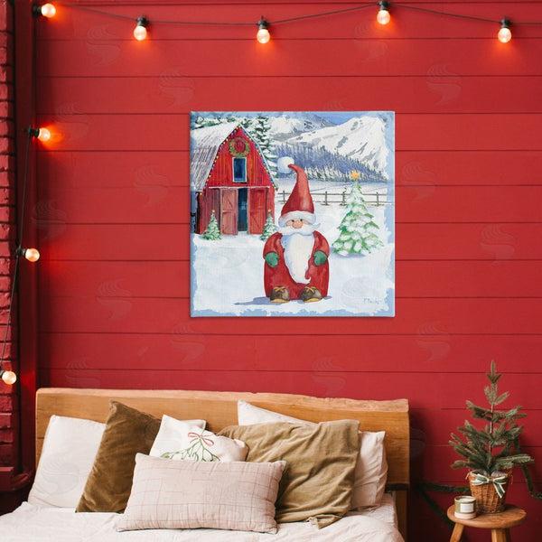 Stupell Industries Paul Brent | Frosty Barn Gnome Wall Art