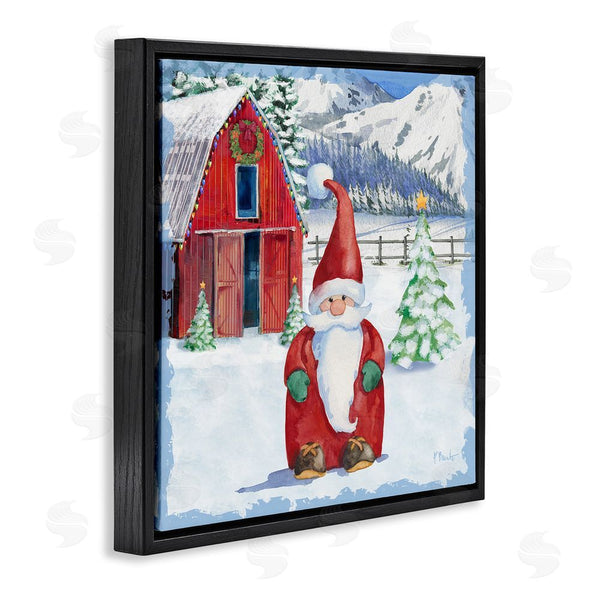 Stupell Industries Paul Brent | Frosty Barn Gnome Wall Art