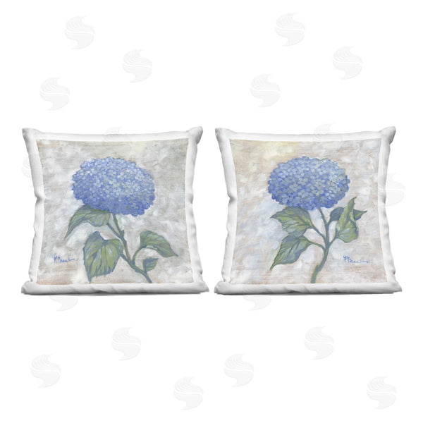 stupell industries Paul Brent | Garden Glory Hydrangeas Printed Throw Pillow Set