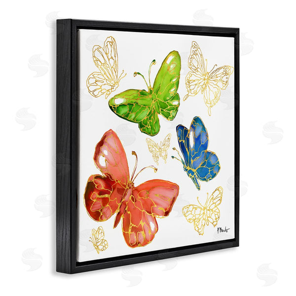 Stupell Industries Paul Brent | Glam Butterfly Outlines