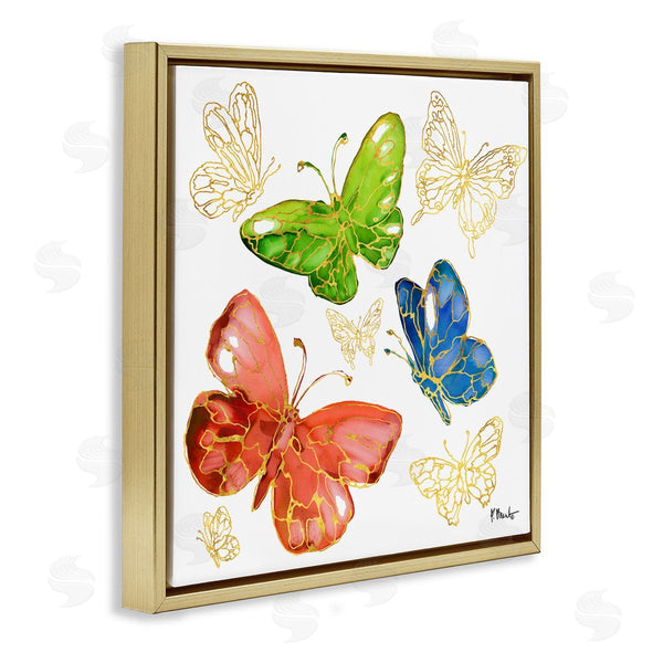 Stupell Industries Paul Brent | Glam Butterfly Outlines