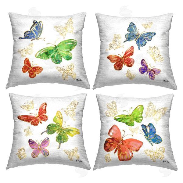 Stupell Industries Paul Brent | Glam Butterfly Pattern Printed Throw Pillow Set