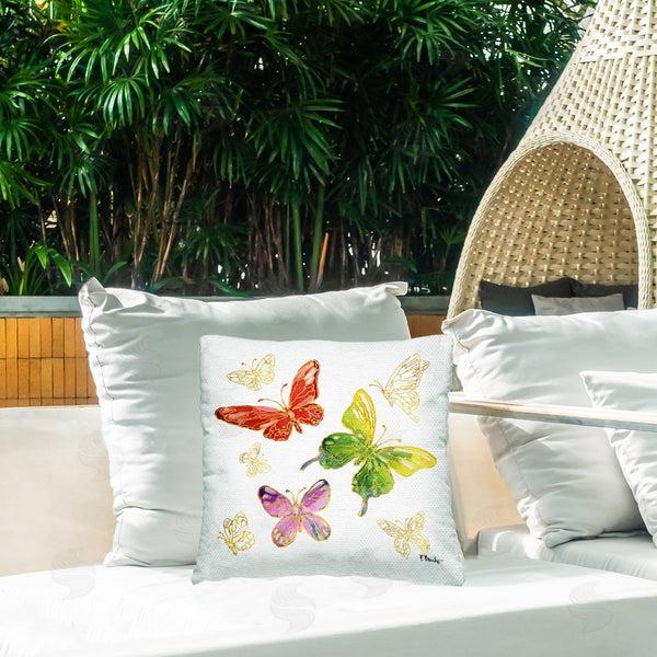 Stupell Industries Paul Brent | Glam Butterfly Shapes Printed Throw Pillow