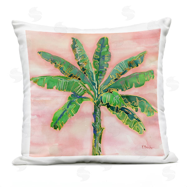 Stupell Industries Paul Brent | Glam Detail Tropical Palm Printed Throw Pillow
