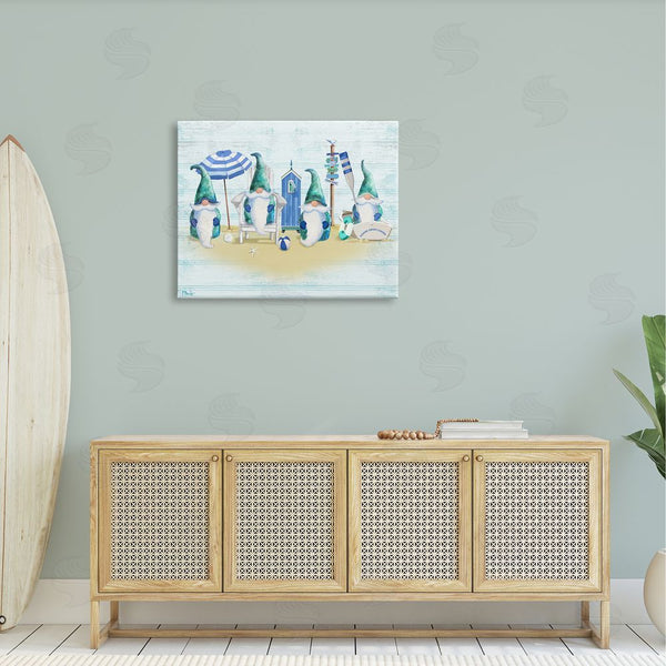 Stupell Industries Paul Brent | Gnome Family Nautical Scene Wall Art